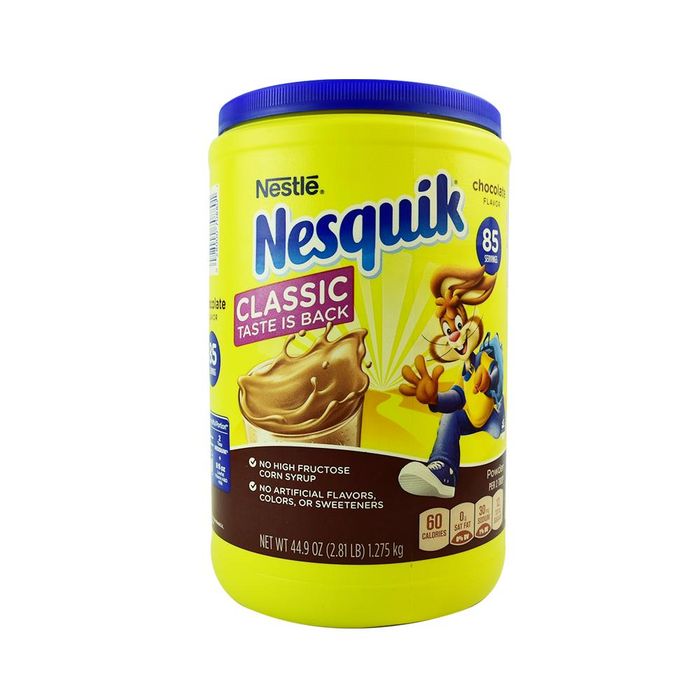 Hình ảnh chân thực bột ca cao Nestlé Nesquik