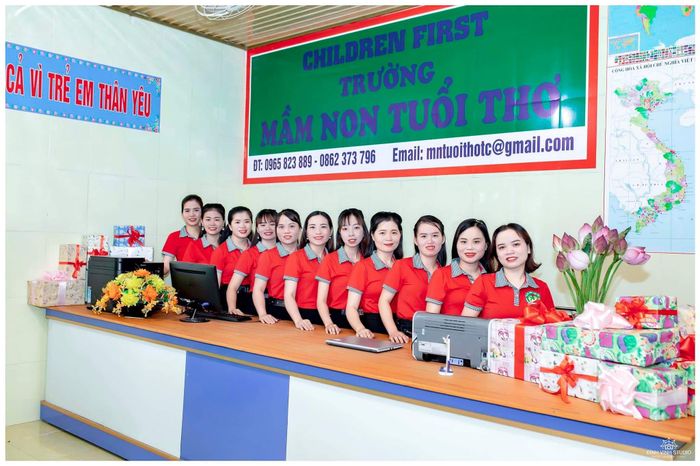 Hình ảnh 1 - Trường Mầm non Tuổi Thơ: Không gian học tập đầy cảm hứng