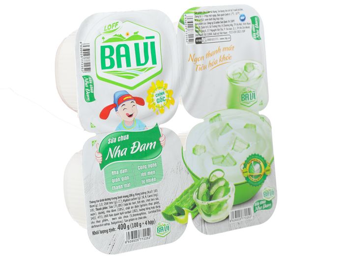 Hình ảnh sữa chua Ba Vì Nha Đam