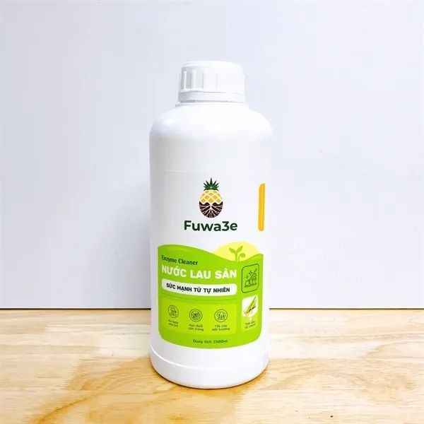 Hình ảnh chai nước lau sàn Fuwa3e tinh dầu sả chanh