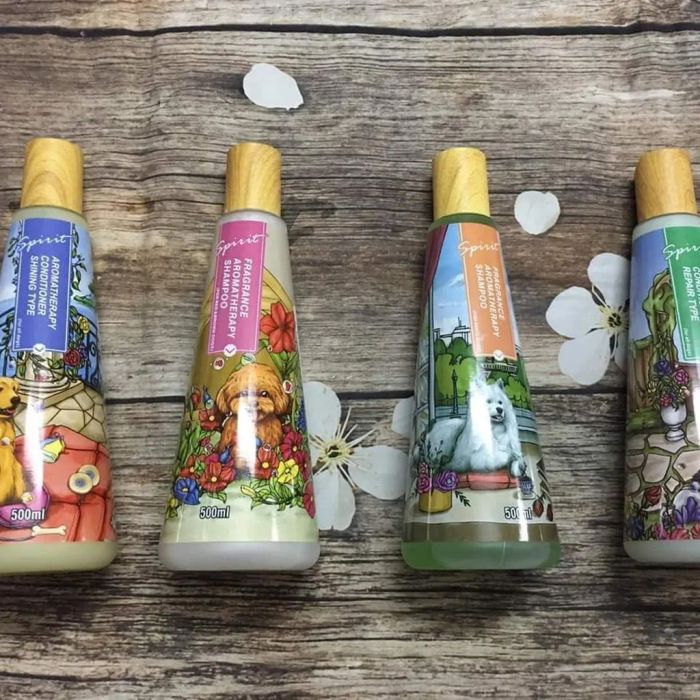 Hình ảnh chân thực sữa tắm Spirit - Người bạn đồng hành mỗi buổi tắm cho thú cưng