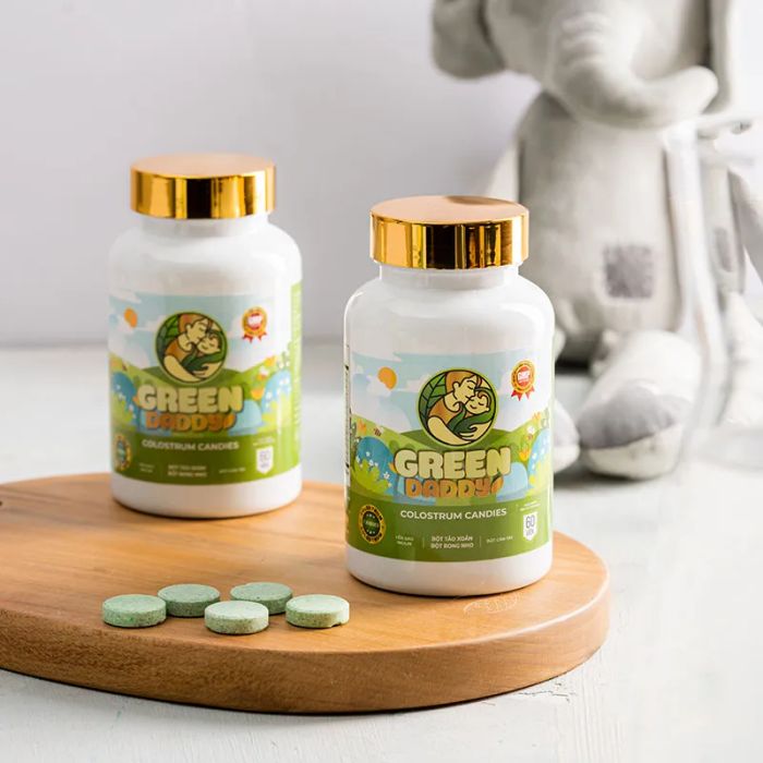 Hình ảnh kẹo sữa non Green Daddy chính hãng