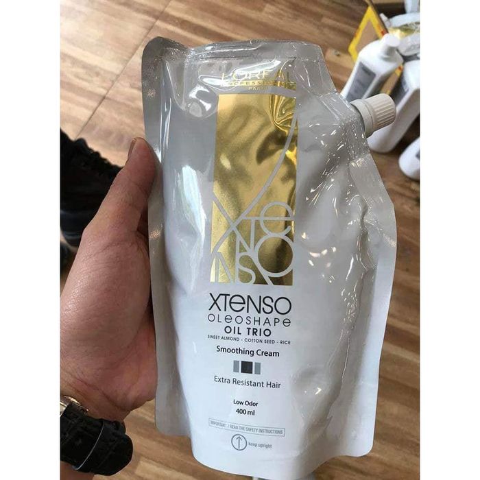 Hình ảnh minh họa hiệu quả sau khi sử dụng L'Oréal X-Tenso
