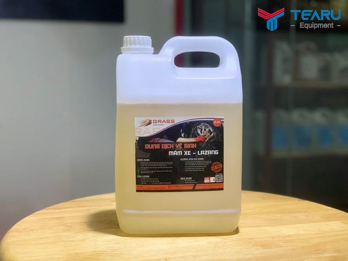 Hình ảnh thực tế hiệu quả làm sạch của dung dịch Grass