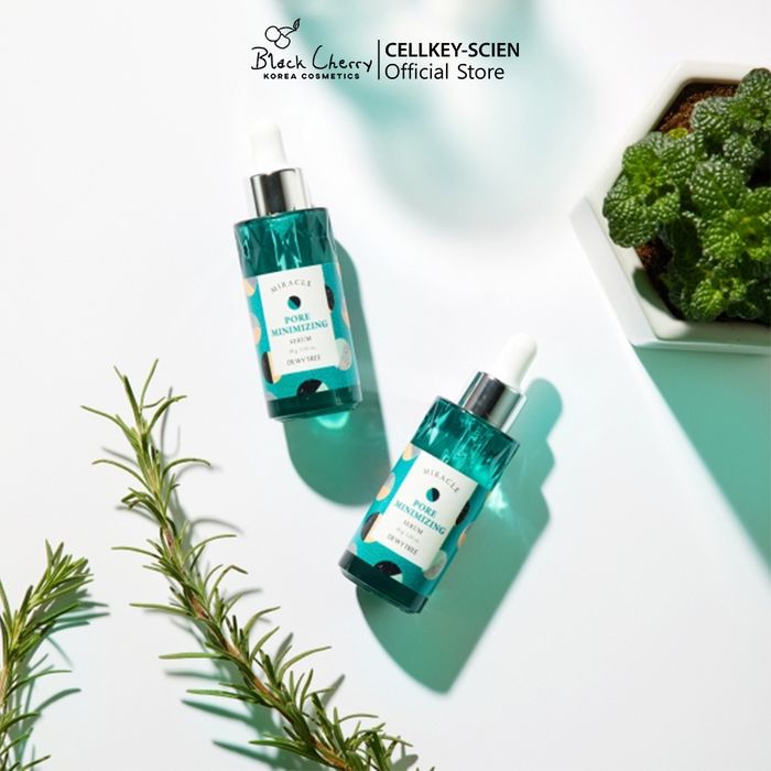 Hình ảnh thực tế Dewytree Miracle Pore Minimizing Serum - Serum trà xanh đặc trị mụn và lỗ chân lông
