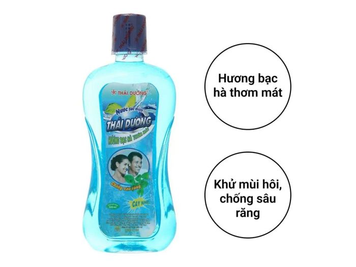 Trải nghiệm thực tế: Nước súc miệng Bạc Hà Thái Dương đang được sử dụng