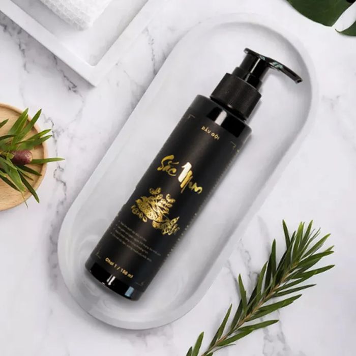 Hình ảnh bộ sản phẩm dầu gội Sắc Mun chính hãng
