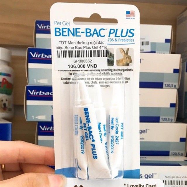 Hình ảnh Men vi sinh hỗ trợ tiêu hóa cho chó mèo Bene-Bac Plus
