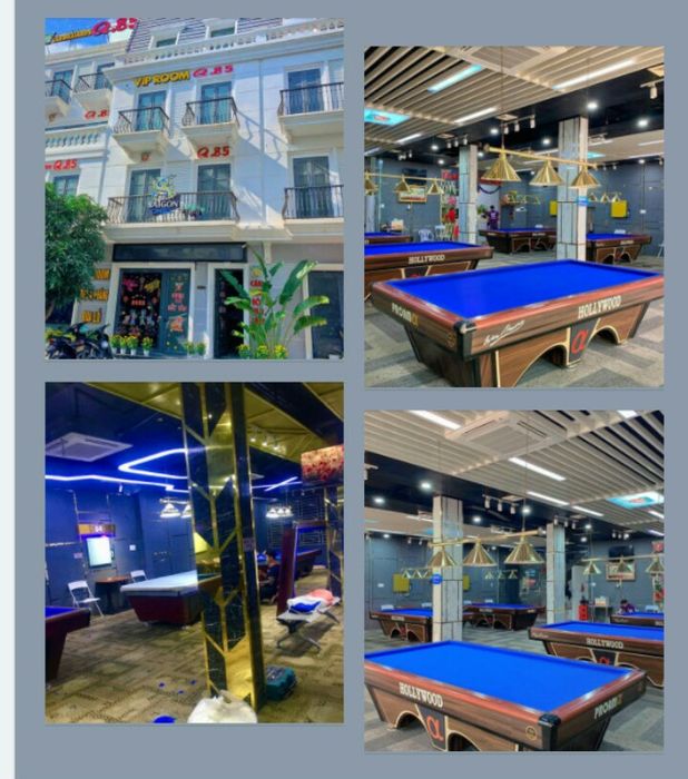 Không gian hiện đại tại CLB Billiards Q85