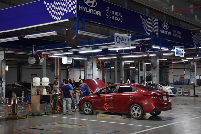 Hình ảnh trung tâm dịch vụ Hyundai Gia Định
