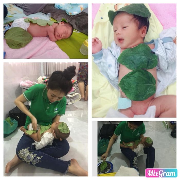 Hình ảnh quy trình tắm bé chuyên nghiệp tại HeraCare