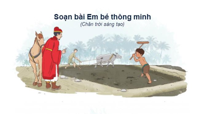 <i>Bức tranh minh họa: Khoảnh khắc em bé thông minh đối đáp cùng viên quan (Nguồn: Tổng hợp từ Internet)</i>