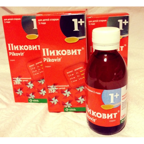 Hình ảnh thực tế siro Pikovit bổ sung vitamin cho trẻ em