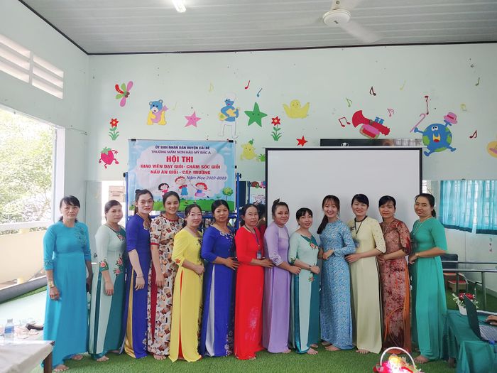 Hình ảnh khuôn viên Trường Mầm non Hậu Mỹ Bắc A