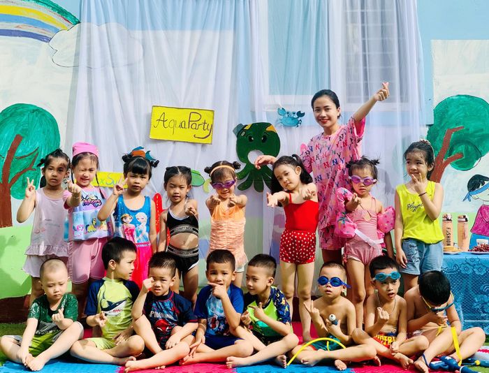 Hình ảnh không gian xanh mát tại Trường Mầm non SUNNY KIDS