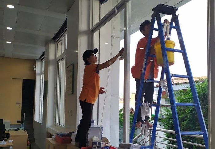 Hình ảnh thi công chuyên nghiệp của đội ngũ Ánh Sáng