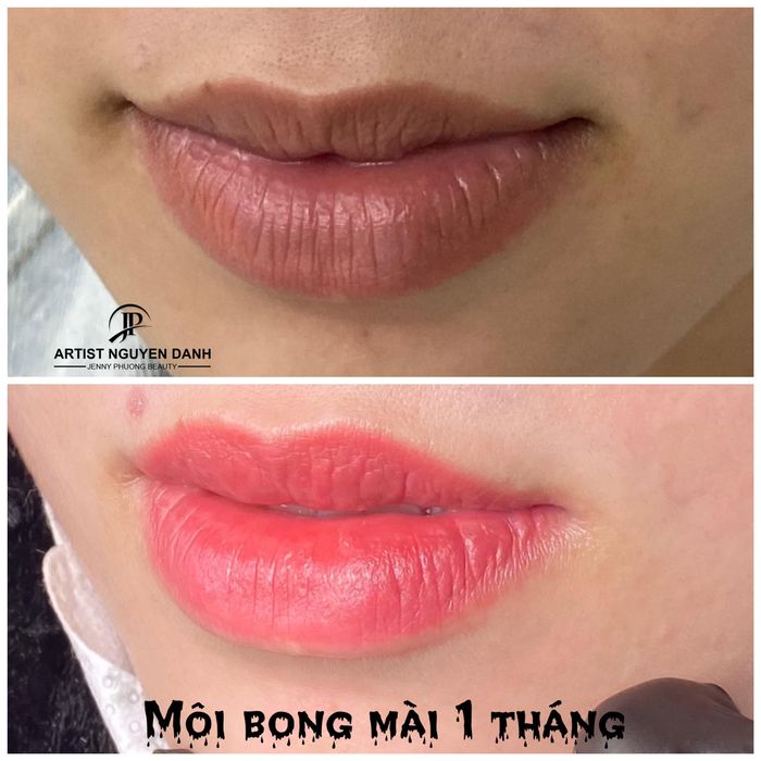 Hình ảnh thực tế công nghệ phun xăm tại Jenny Phượng