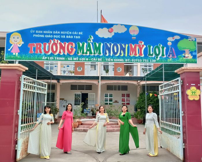 Hình ảnh khuôn viên Trường Mầm non Mỹ Lợi A