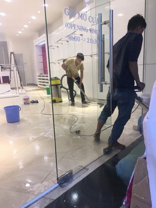 Hình ảnh thi công thực tế của Bảo Khang - Đơn vị vệ sinh uy tín hàng đầu