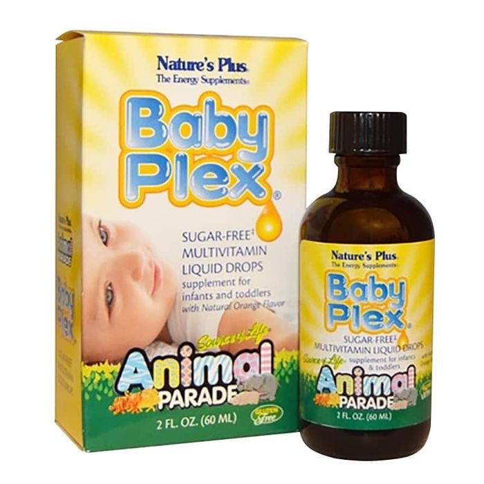Hình ảnh thực tế sản phẩm Baby Plex Nature's Plus bổ sung vitamin cho trẻ