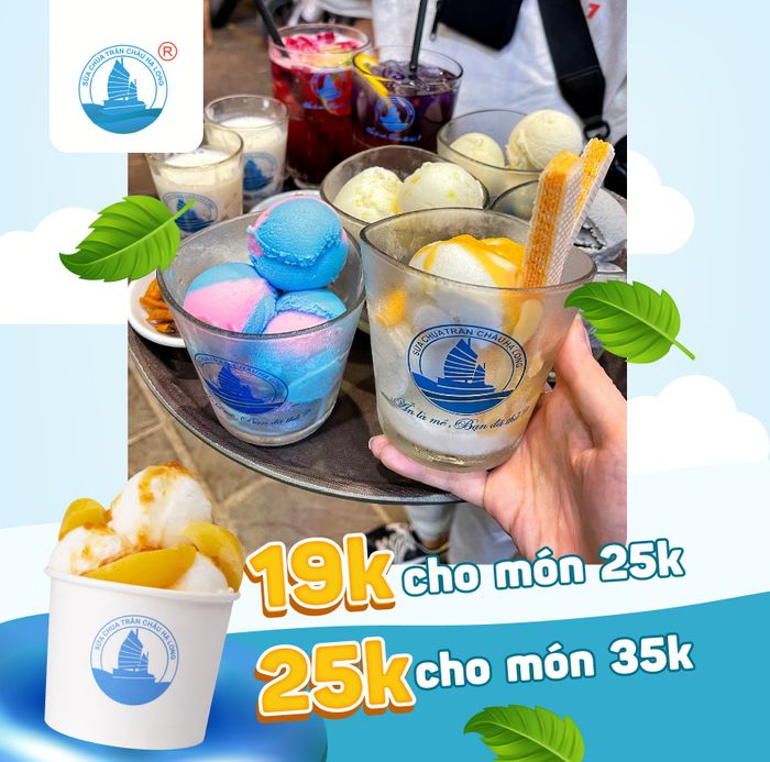 Hình ảnh những cốc sữa chua trân châu thơm ngon tại Hạ Long