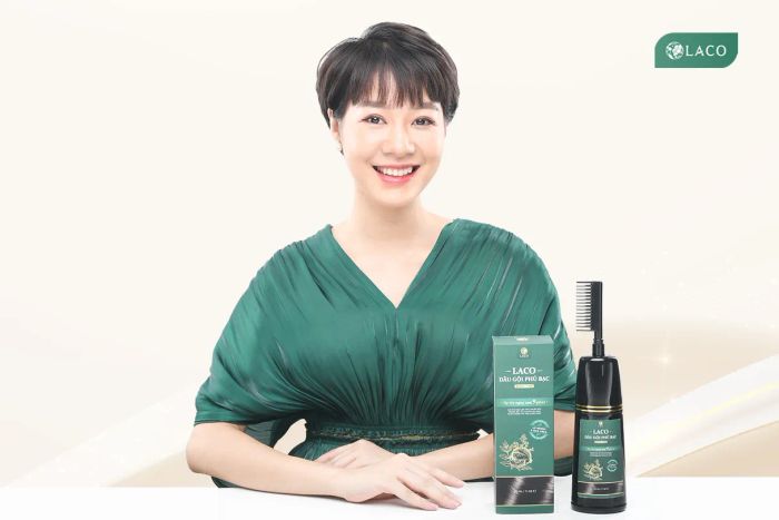 Hình ảnh minh họa hiệu quả sau khi sử dụng dầu gội Laco
