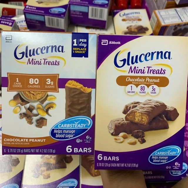 Bánh Chocolate Đậu Phộng Glucerna - Ảnh đóng gói chính hãng