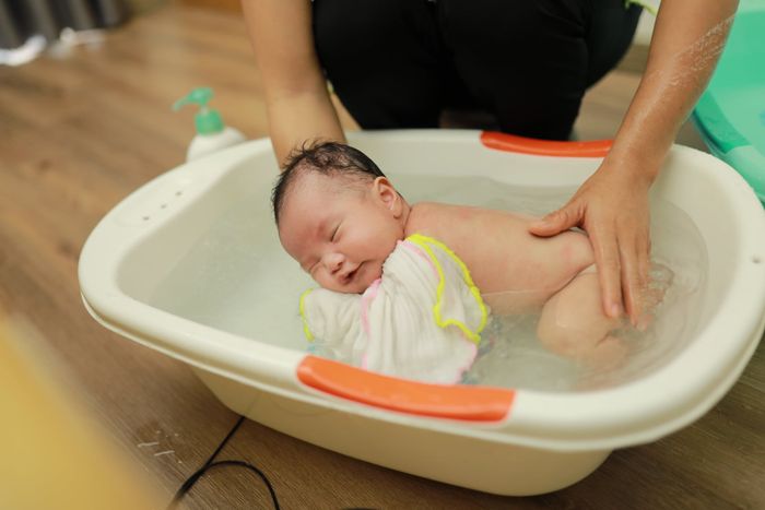 Quy trình tắm bé chuẩn y khoa tại Thành Tâm
