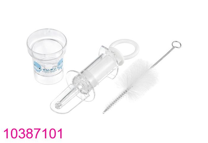 Bộ Dụng Cụ Uống Thuốc Ku5326 - Hình ảnh thực tế sản phẩm hỗ trợ bé uống thuốc dễ dàng