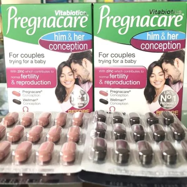 Hình ảnh minh họa sản phẩm Pregnacare Him & Her Conception (ảnh 2)