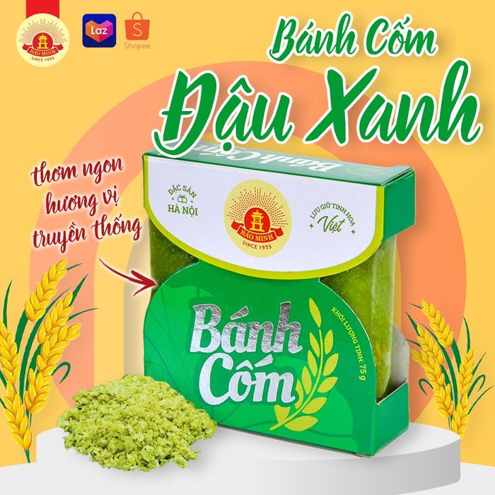 Hình ảnh bánh cốm Bảo Minh thượng hạng