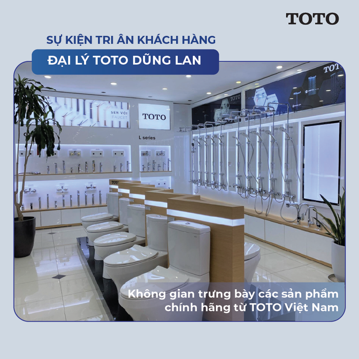 Bộ sưu tập thiết bị vệ sinh thông minh tại TOTO Dũng Lan