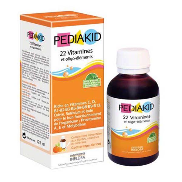 Hình ảnh thực tế sản phẩm Pediakid 22 Vitamin cho trẻ em