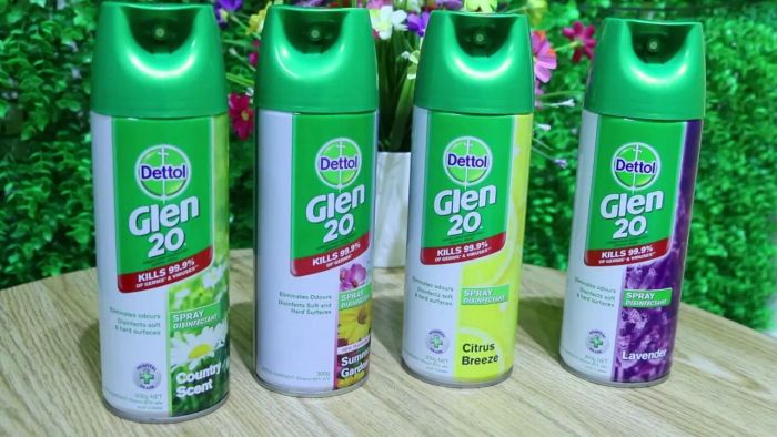 Hình ảnh thực tế xịt khử trùng Dettol Glen (phiên bản 1)