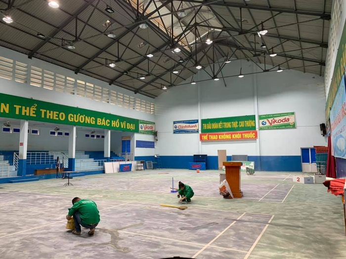 Hình ảnh thi công chuyên nghiệp của đội ngũ Hoàng Phúc Care