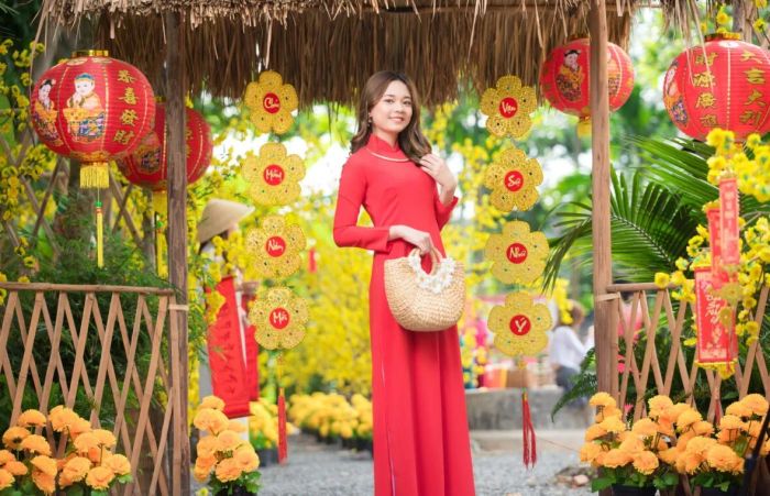 Không gian rực rỡ chợ hoa xuân (Nguồn: internet)