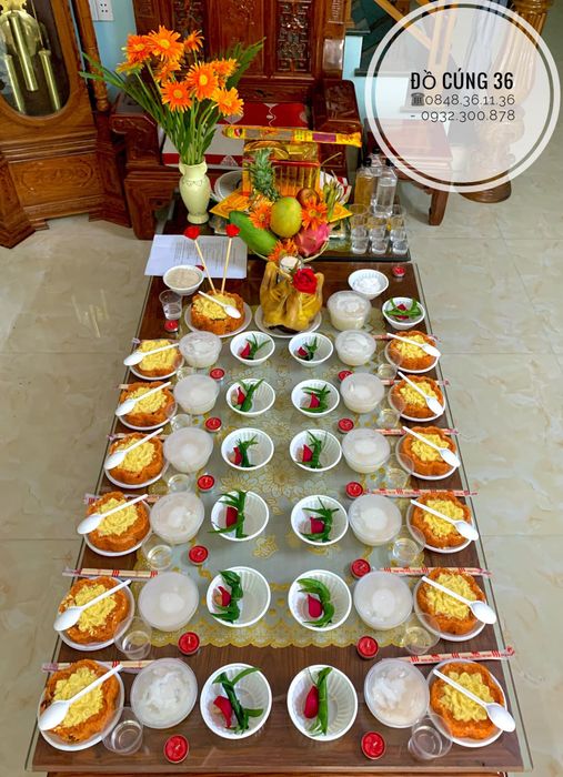 Hình ảnh mâm cúng truyền thống từ Đồ Cúng 36