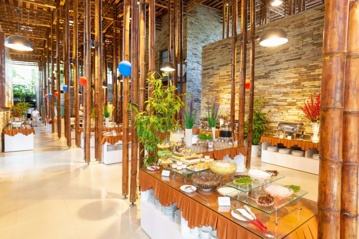 Bữa tiệc buffet hải sản thịnh soạn tại Nhà Hàng Suối Hẹn