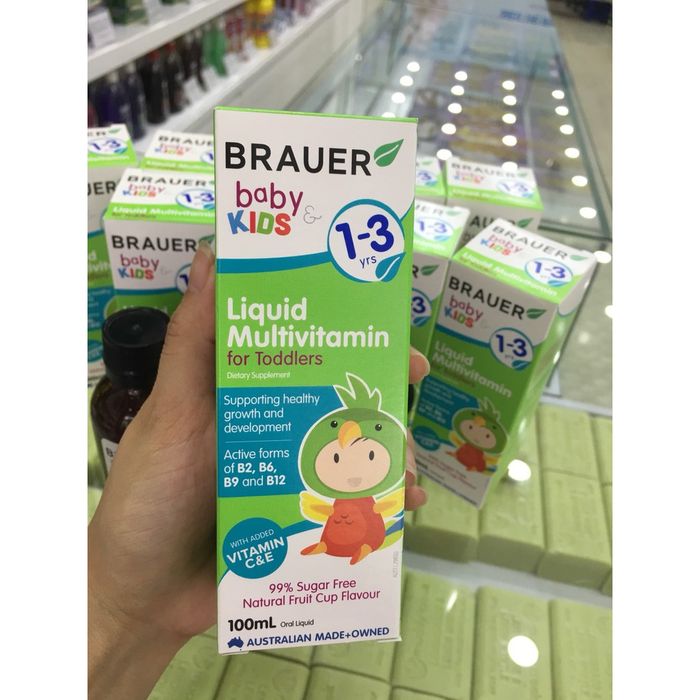 Hình ảnh sản phẩm Brauer Liquid Multivitamin cho trẻ 1-3 tuổi