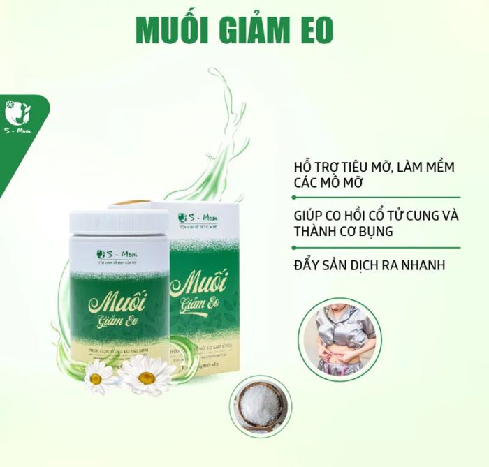 Bộ sưu tập hình ảnh muối giảm eo S-Mom - Giải pháp làm đẹp toàn diện