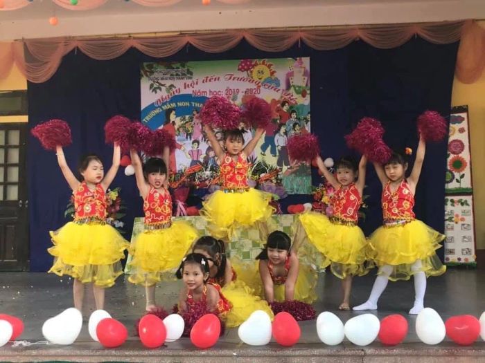 Hình ảnh cơ sở vật chất hiện đại tại Mầm non Thanh Vinh