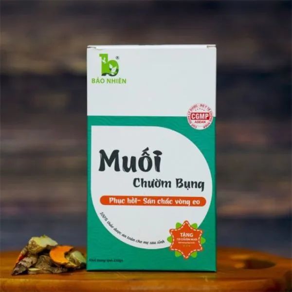 Hình ảnh chi tiết muối chườm bụng Bảo Nhiên - Sản phẩm chăm sóc sau sinh