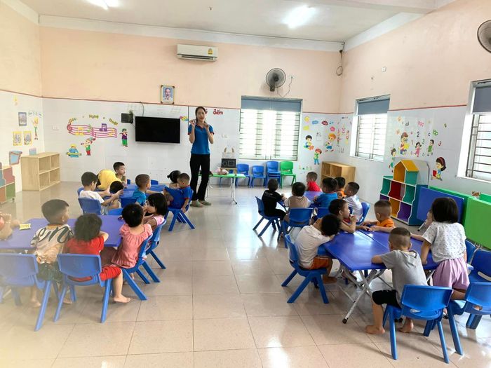 Hình ảnh không gian học tập tại Trường mầm non DOREMON