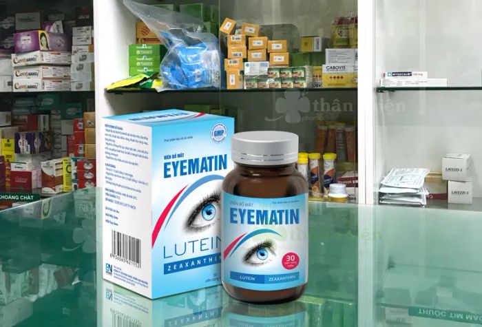 Hình ảnh chi tiết bao bì sản phẩm Eyematin