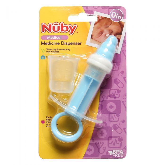 Bộ dụng cụ Nuby - Hình ảnh thực tế sản phẩm hỗ trợ bé uống thuốc không nước mắt
