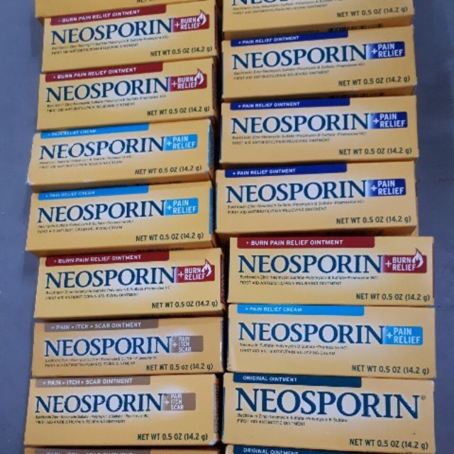 Bộ ảnh minh họa Kem Neosporin Multi Action - Chăm sóc vết thương toàn diện