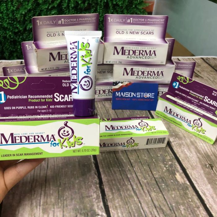 Hình ảnh thực tế khi sử dụng Mederma for Kids