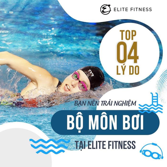 Hình ảnh lớp học bơi chuyên nghiệp tại Elite Fitness