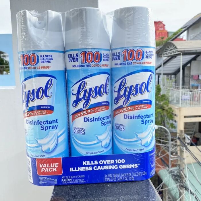 Hình ảnh minh họa xịt phòng Lysol Disinfectant Spray (phiên bản 2)