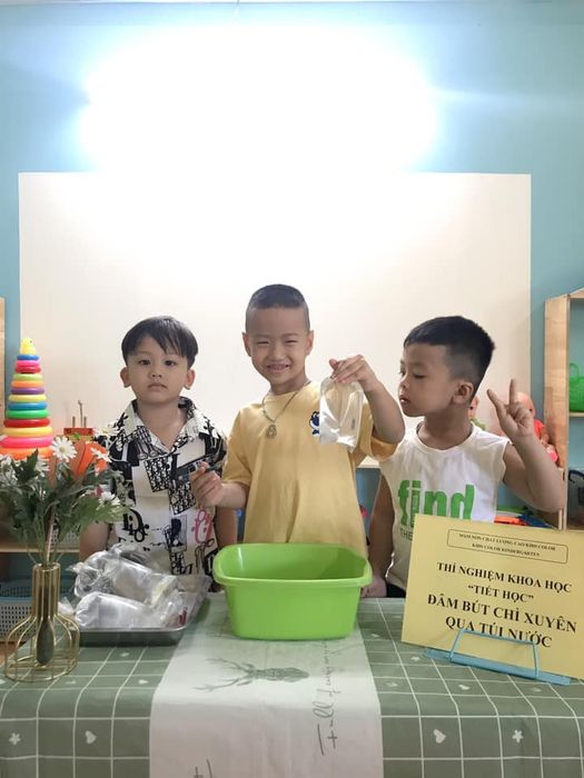 Hoạt động vui chơi sáng tạo tại Mầm Non CLC Kids Color